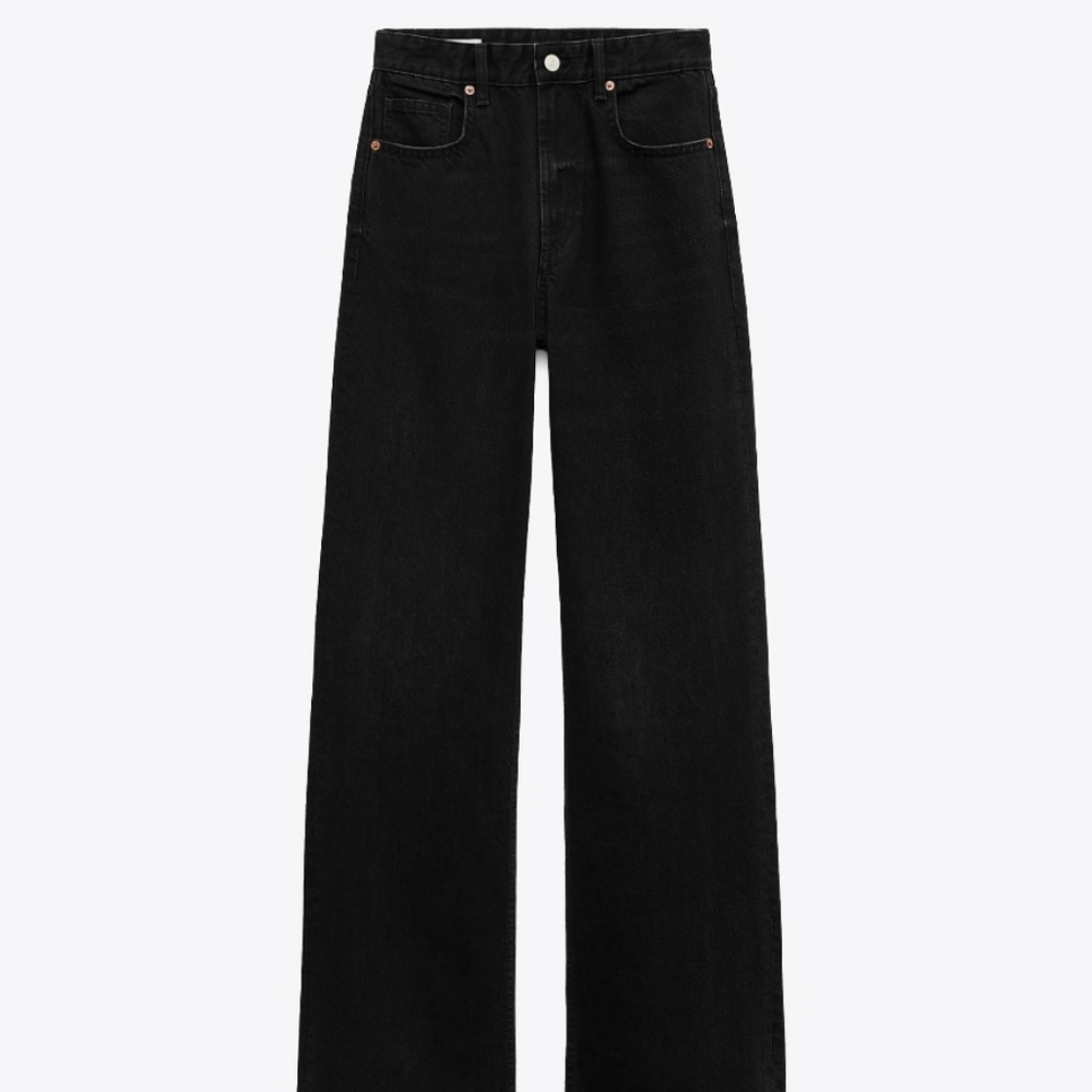Black Wide Leg Zara Jeans